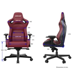 ANDA SEAT Gaming Chair AD12XL KAISER-II Maroon