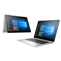 HP Laptop EliteBook x360 830 G6, Refurbished Grade A, i5-8265U, 8/128GB M.2, 13.3" Touchscreen, Cam, UHD Graphics 620, FreeDOS