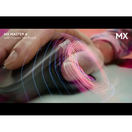 Logitech MX Master 4 Ασύρματο Εργονομικό Bluetooth Ποντίκι Pale Grey