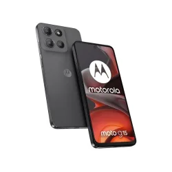MOTOROLA Smartphone G15, 6.72''/MediaTek Helio G81/8GB/512GB/Android 15/Gravity Grey (Vegan Leather)