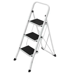 Songmics Σκάλα 3 Bαθμίδων (GSL03WT) (SNGGSL03WT)