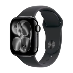 Watch Apple Watch Series 11 (2025) GPS 42mm Jet Black Aluminium Case with Sport Band S/M - Black
