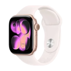 Watch Apple Watch Series 11 (2025) GPS 42mm Rose Gold Aluminium Case with Light Blush Sport Band S/M - Rose Gold