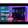 Aerocool Mirage 5 Ψύκτρα Επεξεργαστή για Socket AM4/1200/115x/AM3/AM3+ με ARGB Φωτισμό