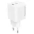 POWERTECH φορτιστής τοίχου PT-1612, USB-C, 100W, GaN, AVS, λευκός