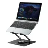POWERTECH βάση & ψύξη laptop PT-1630 έως 17", 110mm LED fan, μεταλλική, μαύρη
