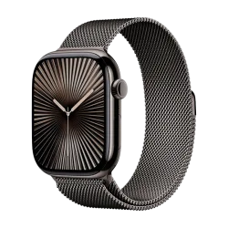 Watch Apple Watch Series 10 GPS + Cellular 46mm Slate Titanium Case with Milanese Loop M/L - Titanium
