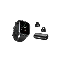Riversong Smartwatch Motive 9E Space Gray + Riversong True Wireless AirClip L3 Black