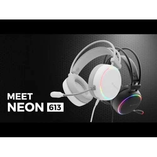 Genesis Gaming Headset Neon 613 G2 with Microphone RGB Illumination White (NSG-2308) (GNSNSG-2308)