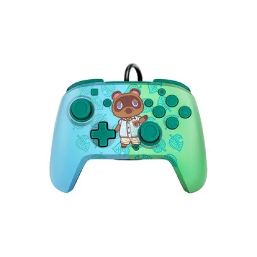 PDP - Wired Controller for Nintendo Switch and Pc Green/Blue Faceoff