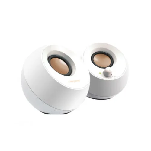 SPEAKERS CREATIVE PEBBLE 2.0 USB WHITE
