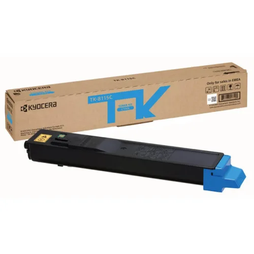 KYOCERA ECOSYS  M8124cidn/M8130cidn TONER CYAN 6k (TK-8115C) (KYOTK8115C)