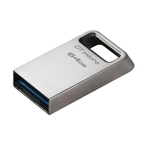 Kingston DataTraveler Micro Gen2 64GB USB 3.2 Stick Silver (DTMC3G2/64GB) (KINDTMC3G2-64GB)