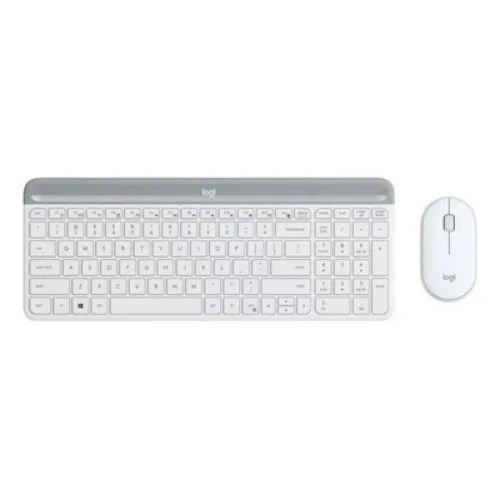 LOGITECH Keyboard/Mouse Wireless MK470 White