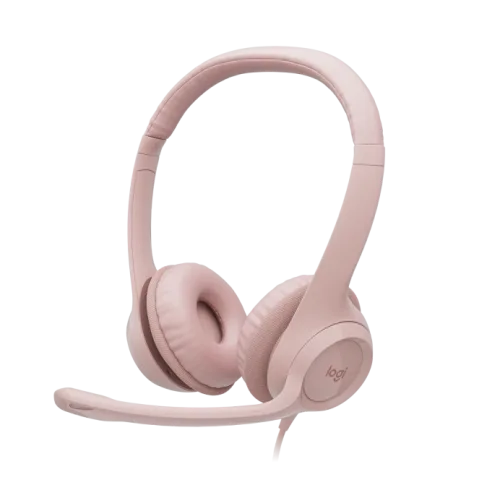 HEADSET LOGITECH PC H390 USB ROSE