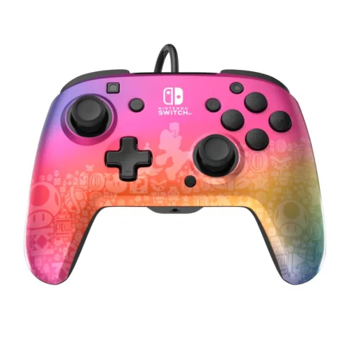 PDP - Wired Controller for Nintendo Switch and Pc Mario Pink Rematch