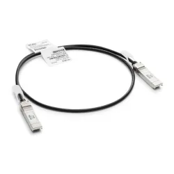 Aruba, a Hewlett Packard Enterprise company R9D19A fibre optic cable 1 m SFP+ Black, Silver