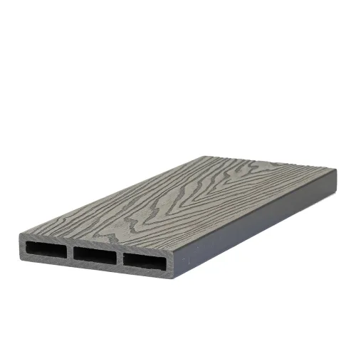 WPC 3D σανίδα περίφραξης 2 x 12 x 360εκ. - γκρι ανοιχτό
