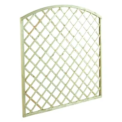 Ξύλινο Καφασωτό Διαγώνιο (μάτι 12x12) Αψίδα - 180 x 180εκ.