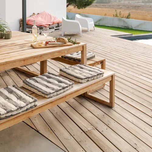Τάβλα Deck Εμποτισμένη Λεία 2,1 × 12 × 420 εκ.