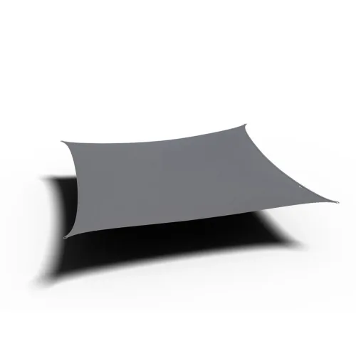 Πανί Σκίασης Αδιάβροχο Τετράγωνο 285gsm 4 x 4m - Γκρι