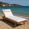 Μαξιλάρι Ξαπλώστρας με Προσκέφαλο 60 × 200 × 5 εκ.