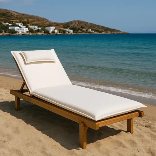 Μαξιλάρι Ξαπλώστρας με Προσκέφαλο 60 × 200 × 5 εκ.