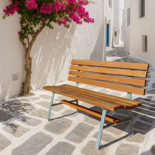 Παγκάκι Κήπου με μεταλλικά πόδια 180εκ.
