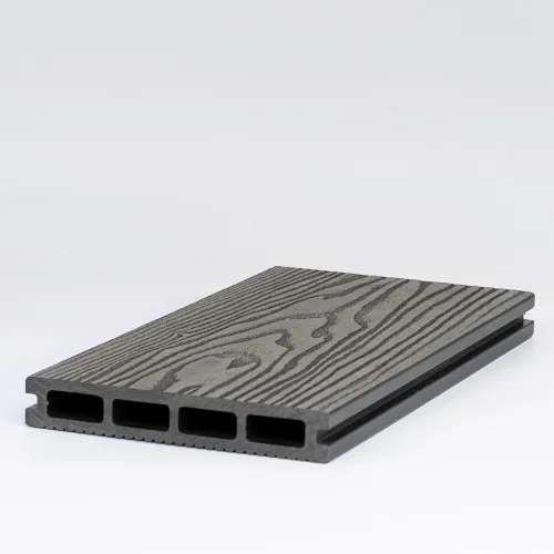Σανίδα πατώματος WPC 2,5 x 15 x 360εκ. - γκρι ανοιχτό