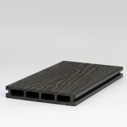 Σανίδα πατώματος WPC 2,5 x 15 x 360εκ. - γκρι σκούρο