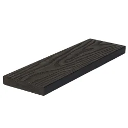 Τάβλα μασίφ WPC 3D wood 1,7 x 9 x 360εκ. - γκρι σκούρο