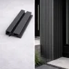 Γωνία για 3D επένδυση Πηχάκι  4,6 x 8,9 x 290εκ. - γκρι σκούρο