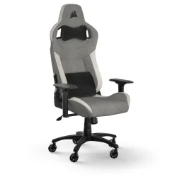 Corsair Gaming Chair T3 Rush Fabric(2023)- Grey/White - CF-9010058-WW