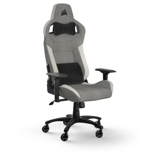 Corsair Gaming Chair T3 Rush Fabric(2023)- Grey/White - CF-9010058-WW