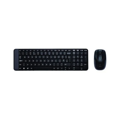 Logitech MK220 Desktop Combo US (Black, Wireless) (LOGMK220US)