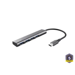 HUB USB TRUST HALYX 4-PORT USB-C 24948
