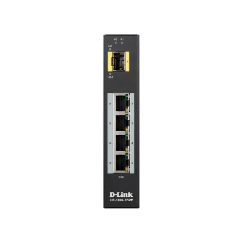D-LINK Industrial Switch  Gigabit Unmanaged PoE with SFP slot
