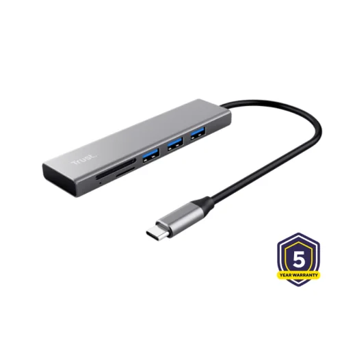 HUB USB-C TRUST HALYX & CARDREADER 24191