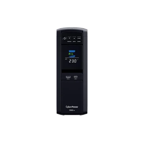 CYBERPOWER UPS Intelligent  CP1350EPFCLCD Line Interactive APFC LCD 1350VA