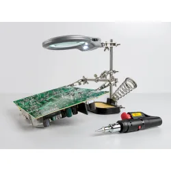GOOBAY μεγεθυντικός φακός 51226 με clips συγκράτησης, 2x, LED φωτισμός