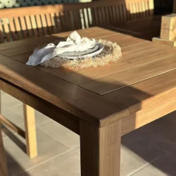 Τραπέζι TEAK 100 x 250εκ.