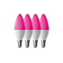 Tp-Link Smart Wi-Fi Candle Light Bulb, Multicolor TAPO L430C(4-PACK) (TPTAPOL430C(4-PACK)