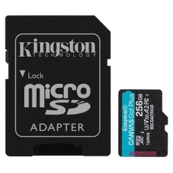 256GB microSDXC CANVAS GO PLUS G4 + ADP
