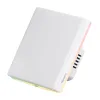 SONOFF smart διακόπτης T5-1C-86 με LED φωτισμό, μονός, Wi-Fi, λευκός