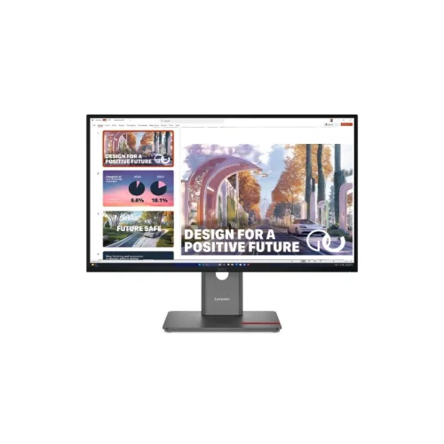Monitor Lenovo ThinkVision P27QD-40 27'' QHD IPS/HDMI/USB-C/Ethernet/ Speakers/3Y Warranty 64B3GAT2EU