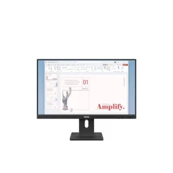 Monitor Lenovo ThinkVision E24-40 23.8'' FHD IPS 60Hz 4ms, 3-Side Near- Edgeless, HDMI, DP, VGA, 3 Years Warranty 64BAMAT1EU