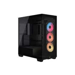Corsair 3500X ARGB / Mid-Tower Case / Tempered Glass / ATX / Black – PN: CC-9011322-WW