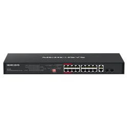 20-Port gigabit rackmount switch με 16 θύρες PoE+