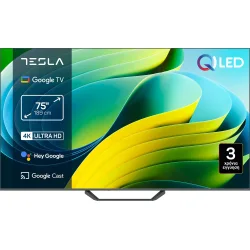 Tesla Smart Τηλεόραση 75" 4K UHD QLED Q75E655GUS HDR (2025)