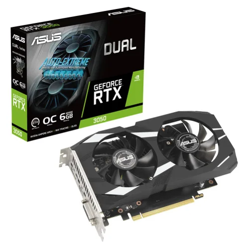Asus GeForce RTX 3050 6GB GDDR6 Dual OC (90YV0K60-M0NA00) (ASU90YV0K60-M0NA00)